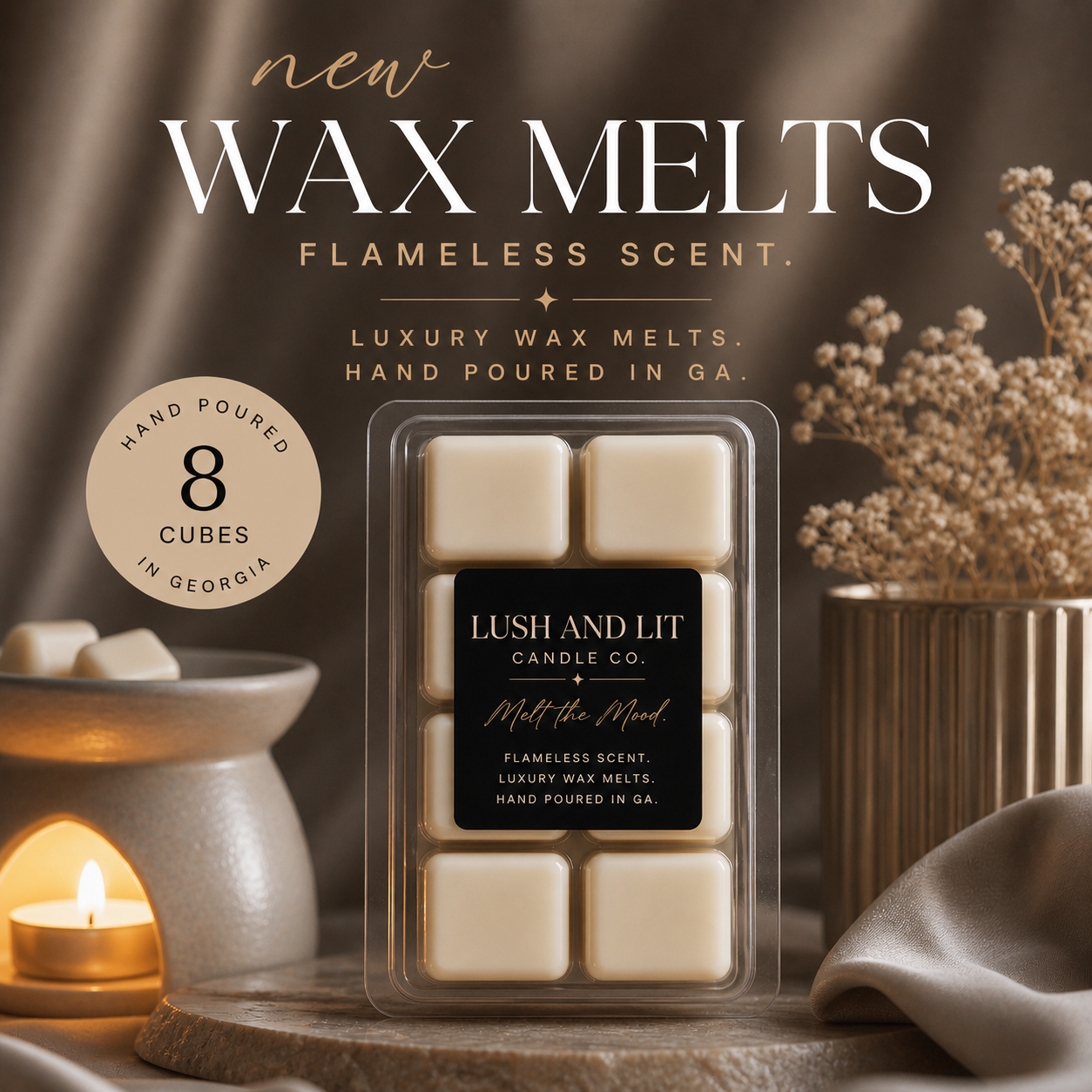The Lush & Lit Wax Melt Collection