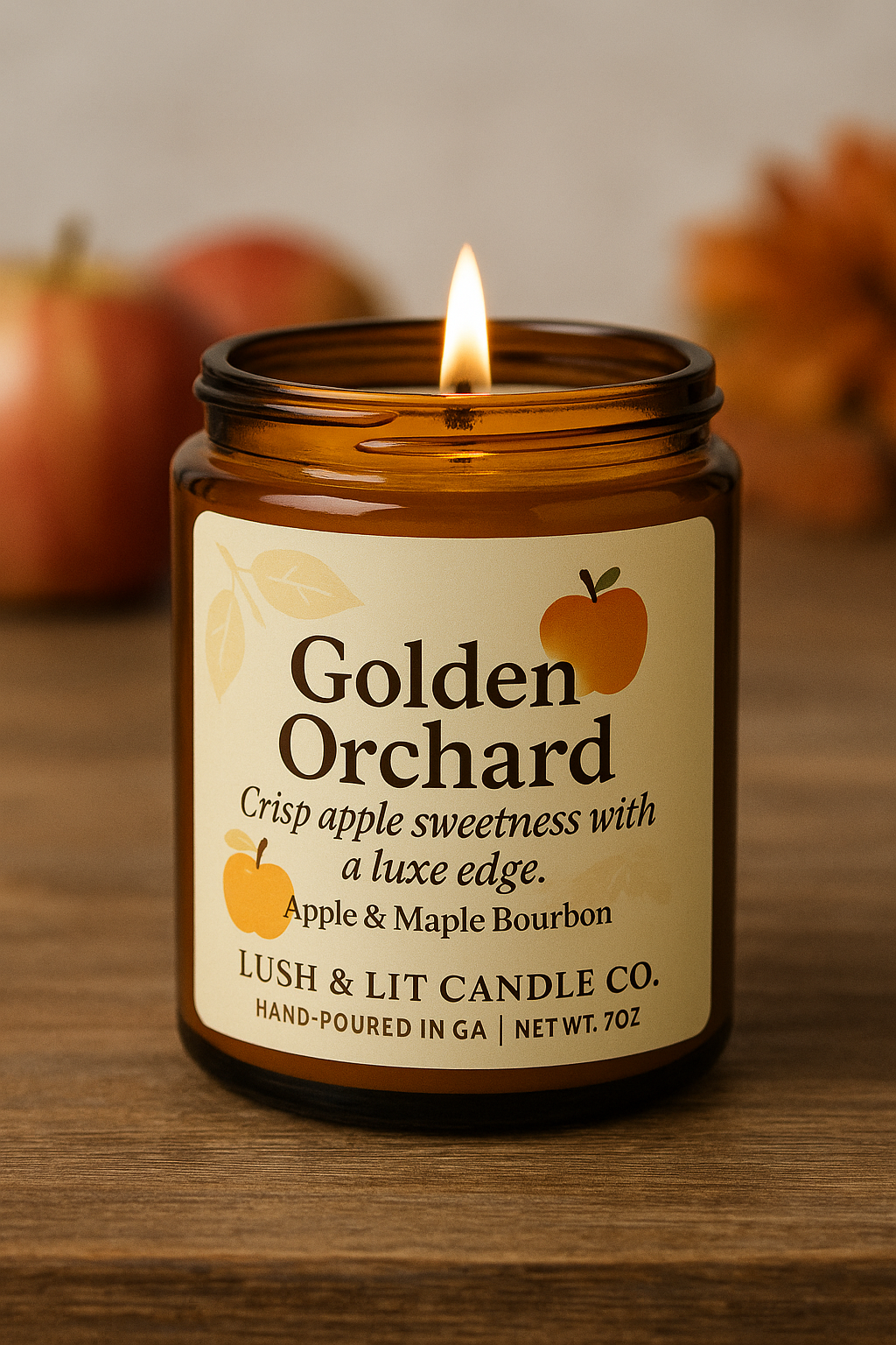 Golden Orchard -Crisp apple sweetness with a luxe edge.