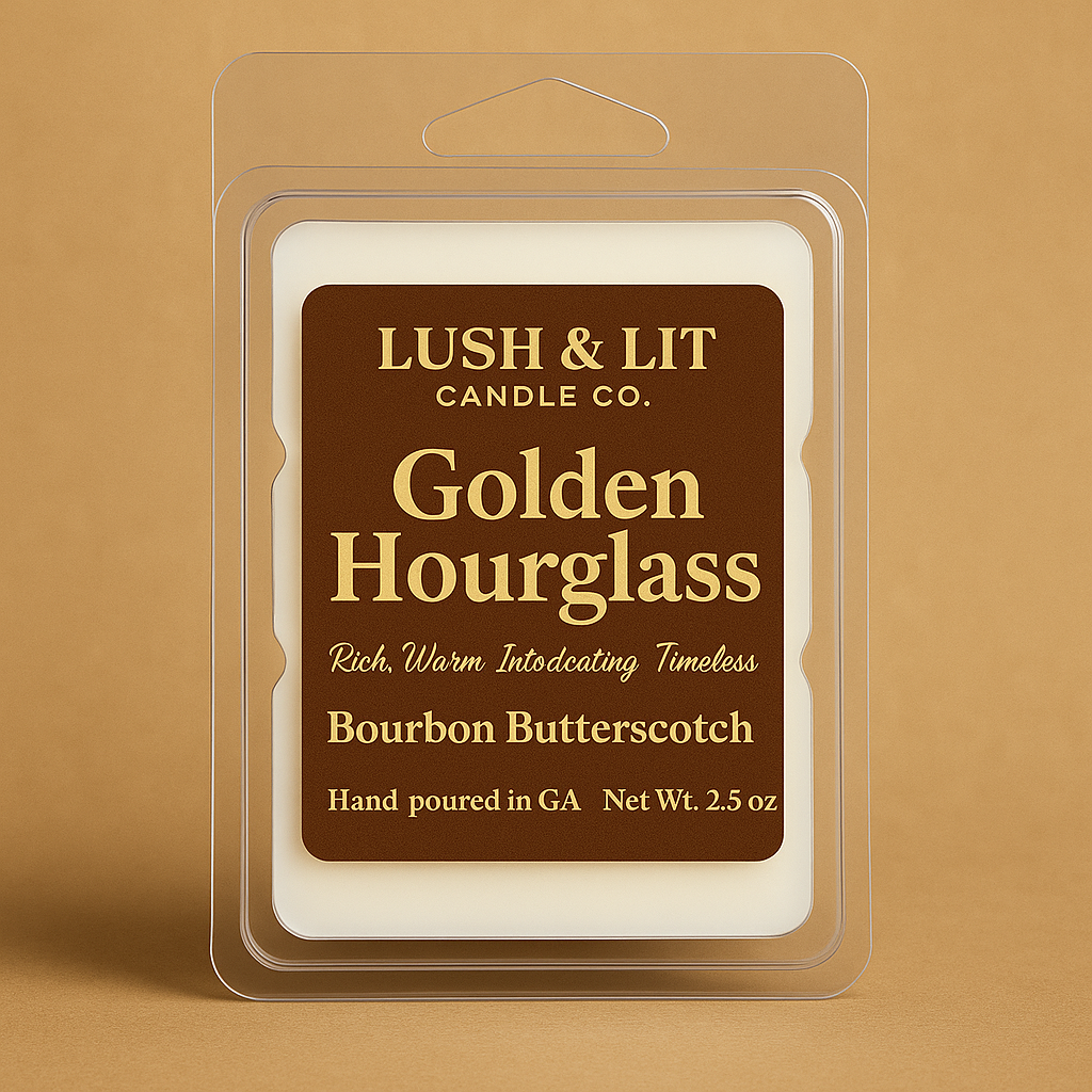 Golden Hourglass Wax Melt - Rich, Warm, Intoxicating, Timeless