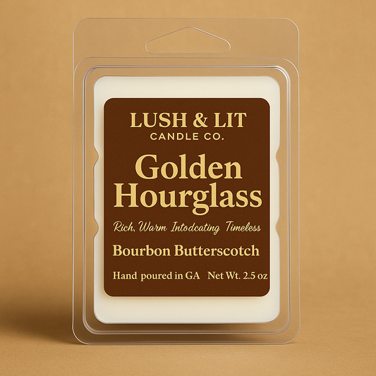 Golden Hourglass Wax Melt - Rich, Warm, Intoxicating, Timeless
