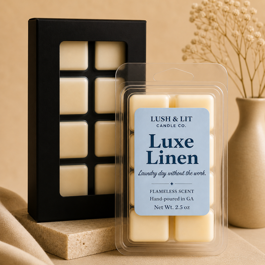 Luxe Linen Wax Tart - Laundry Day without the work