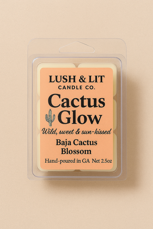 Cactus Glow Wax Melt- Wild, sweet & sun-kissed