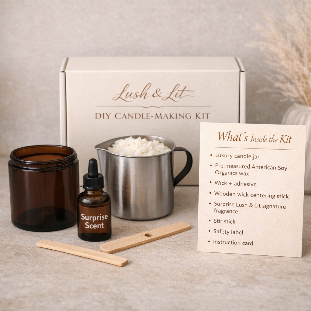 Lush & Lit DIY Candle-Making Kit